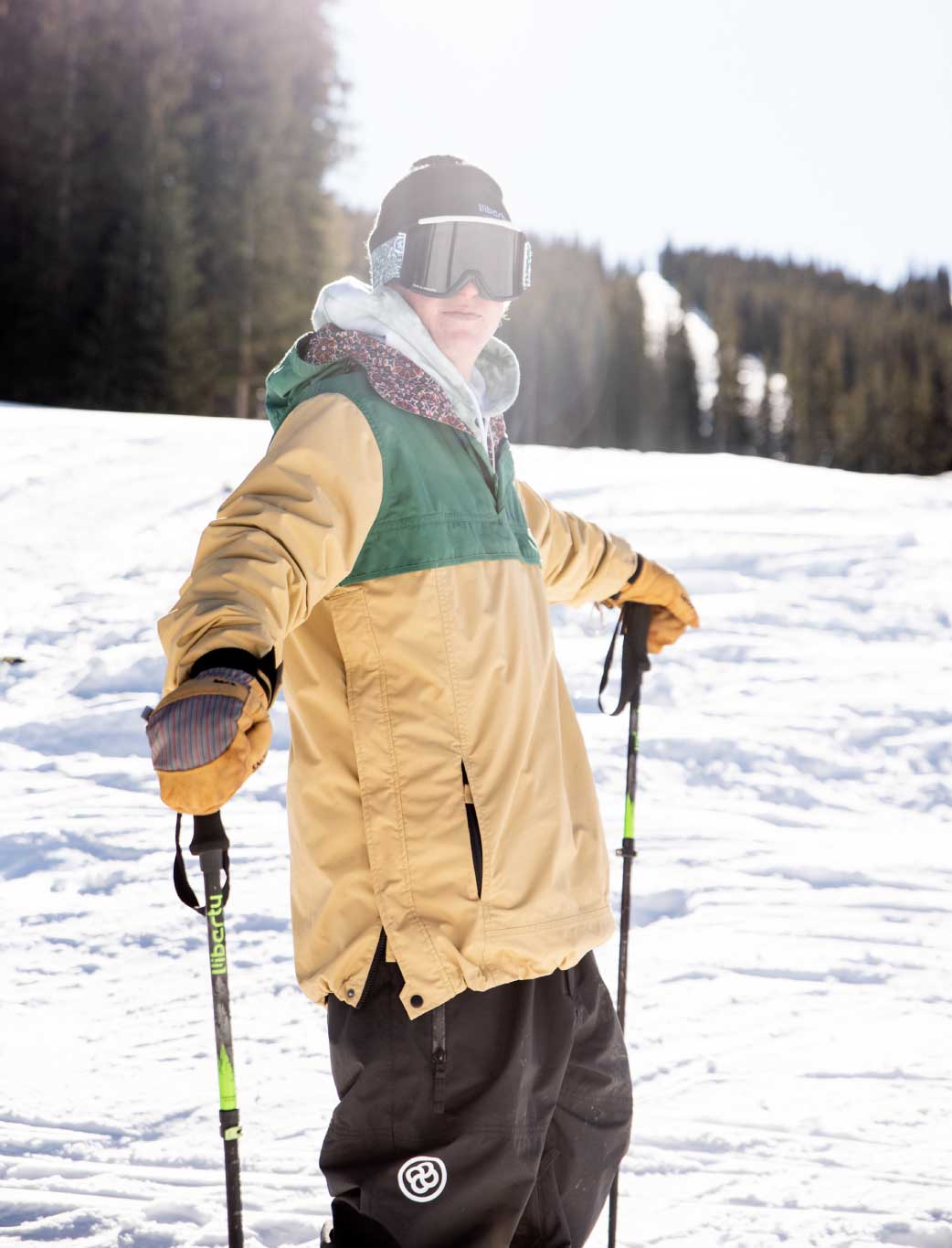 freestyle anorak ski jackets nz with side entry zip