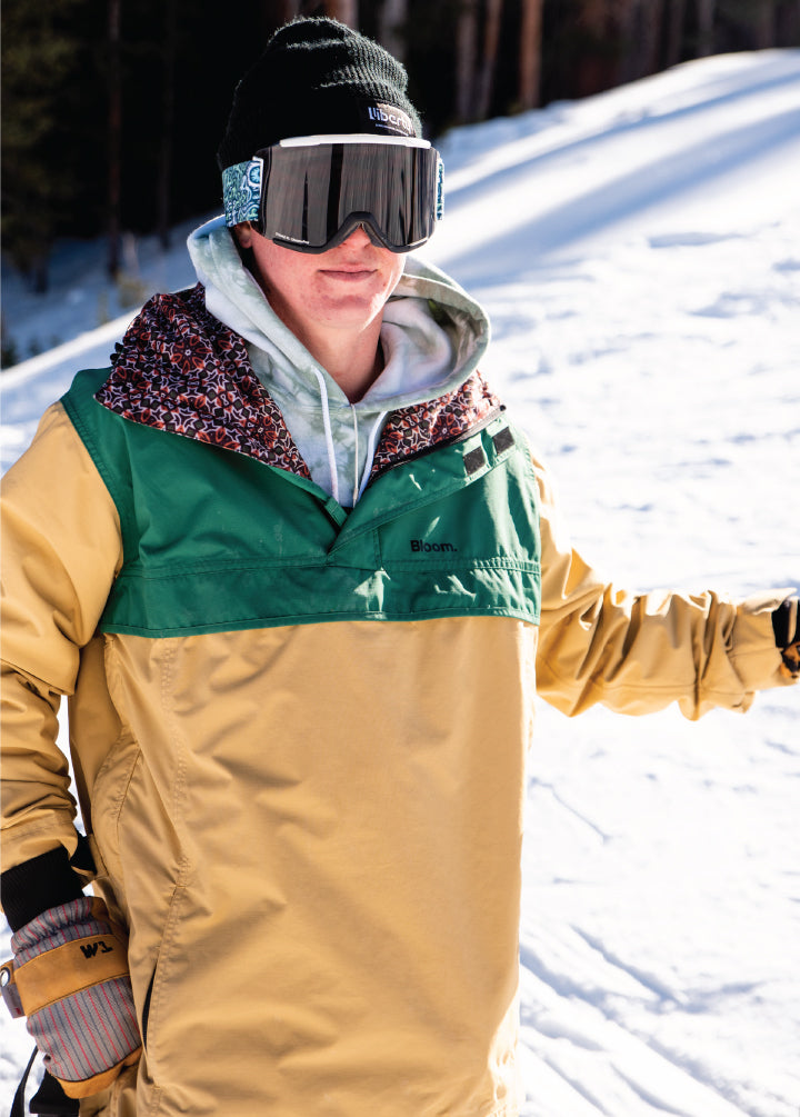 Snowboard anorak jacket men's on sale