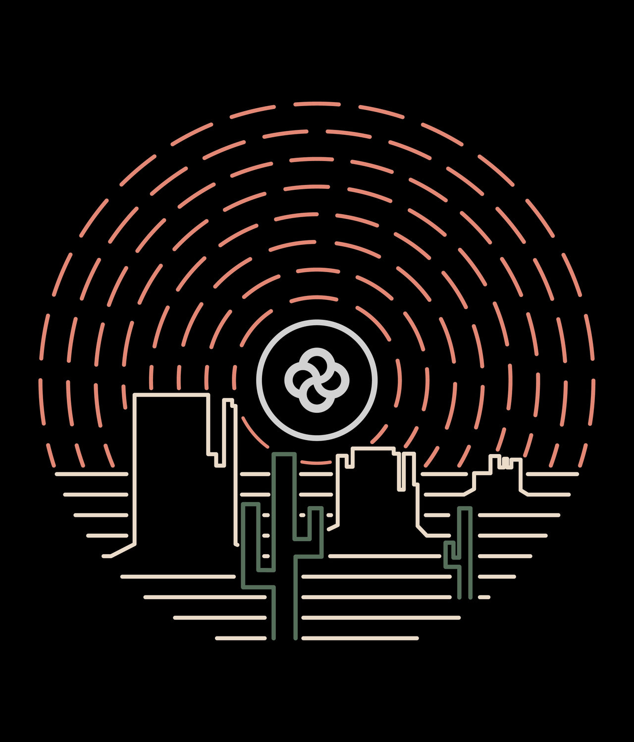 Monument Hoodie - Black