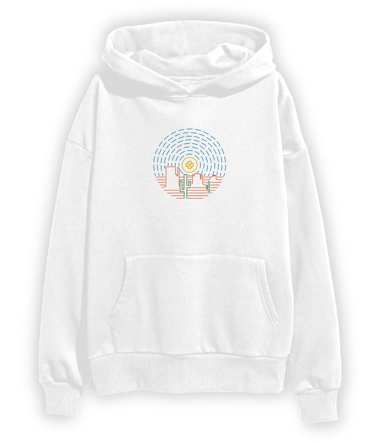 Monument Valley Hoodie White
