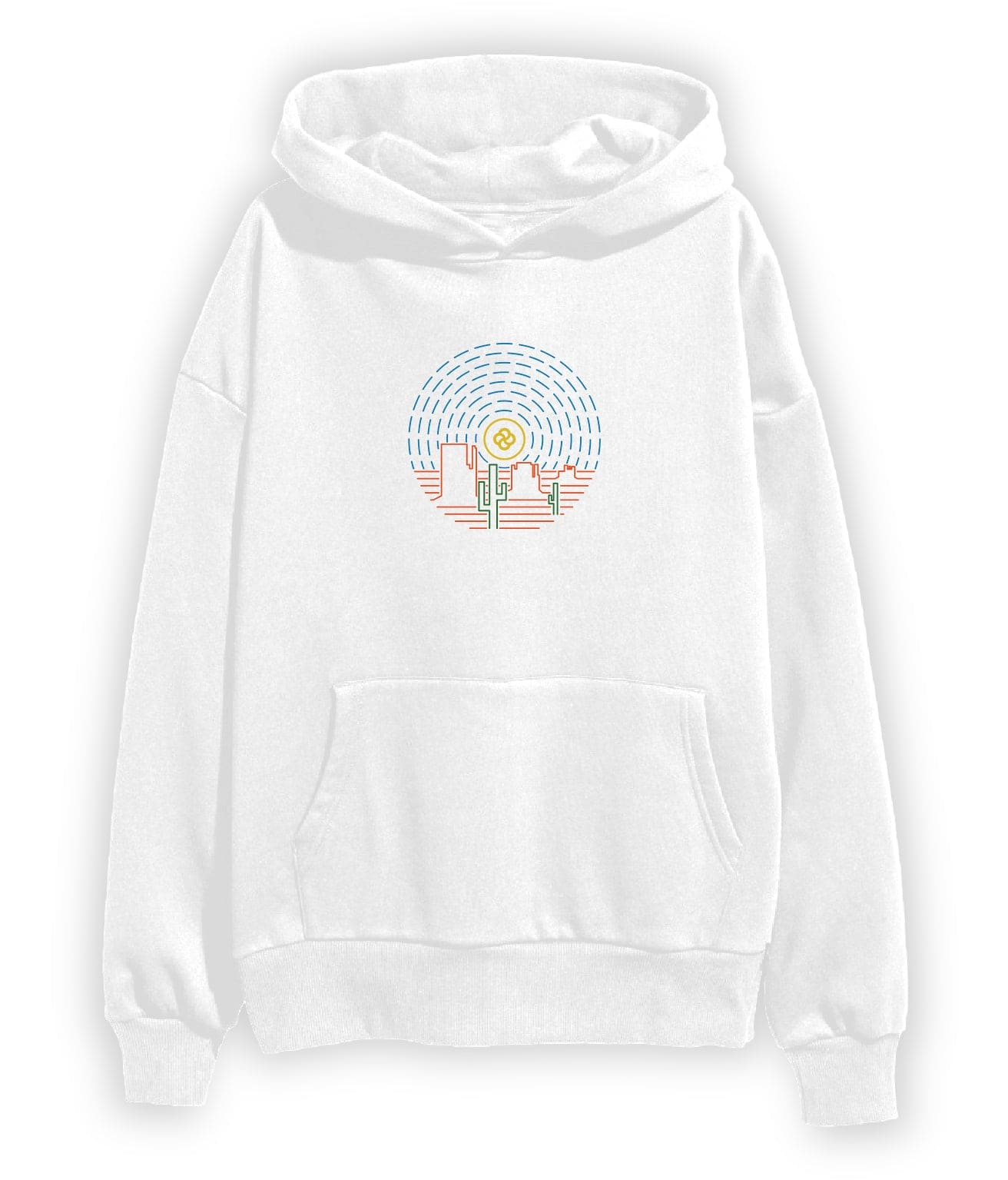 Monument Valley Hoodie White