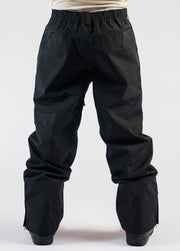 Black snowboard pants - back view