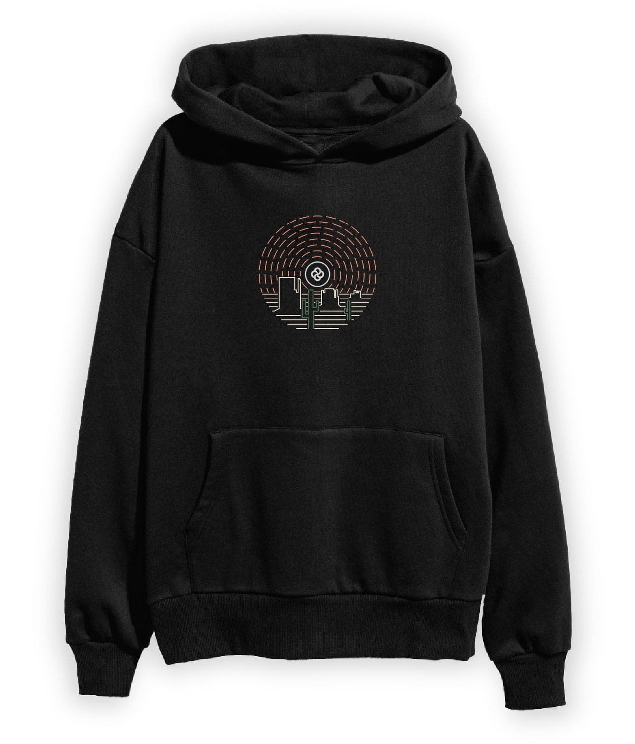 Monument Valley Hoodie Black