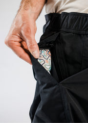 Team ski pant with psychedelic pocket lining