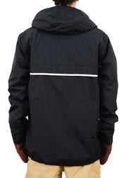 Mens Waterproof Anorak Ski Jacket Black Bloom Outerwear